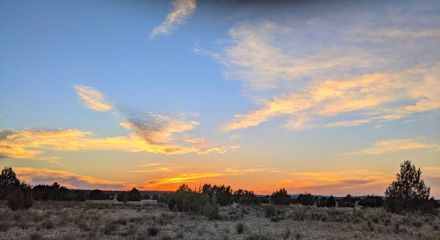 Tijeras sunset near Summit Leon